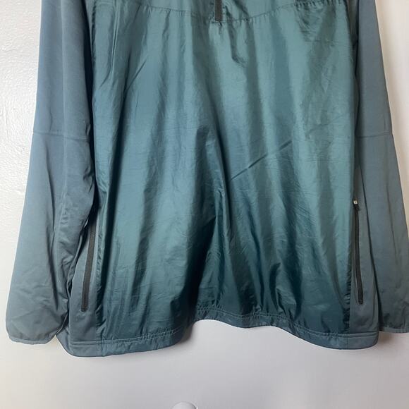 Nike Golf 1/4 Zip Jacket Mens XXL Teal Green Lightweight Windbreaker TB Logo - Picture 9 of 10